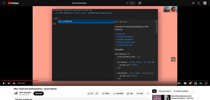 Screenshot 2023-10-10 at 21-09-57 Why I built Ash Authentication - James Harton - YouTube