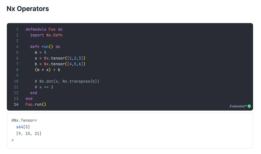 Use Nx operators in Livebook? - Livebook Forum - Elixir Programming ...